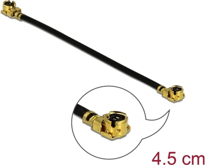 Picture of Delock Antenna Cable I-PEX Inc., MHF® I plug to I-PEX Inc., MHF® I plug 1.13 4.5 cm