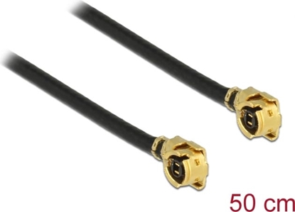 Picture of Delock Antenna Cable I-PEX Inc., MHF® I plug to I-PEX Inc., MHF® I plug 1.13 50 cm