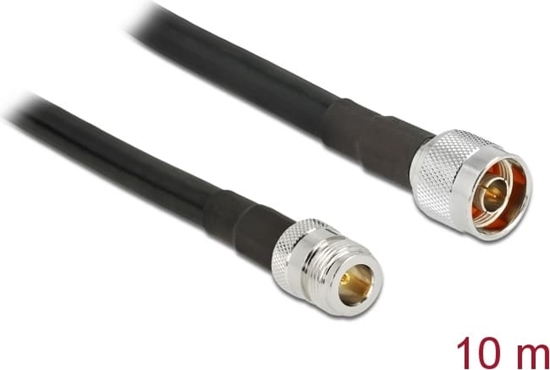 Picture of Delock Antenna Cable N plug > N jack CFD400 LLC400 10 m low loss waterproof