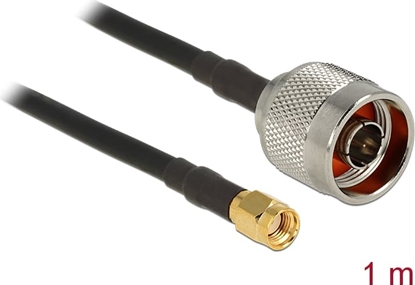 Picture of Delock Antenna Cable N Plug > RP-SMA Plug CFD200 1 m low loss