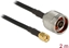 Attēls no Delock Antenna Cable N Plug > RP-SMA Plug CFD200 2 m Low Loss