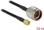 Attēls no Delock Antenna Cable N plug > SMA plug CFD200 10 m low loss