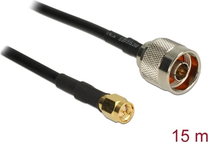 Picture of Delock Antenna Cable N plug > SMA plug CFD200 15 m low loss