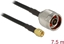 Изображение Delock Antenna Cable N plug > SMA plug CFD200/RF200 7.5 m low loss