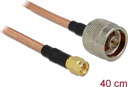 Picture of Delock Antenna Cable N Plug > SMA Plug RG-142 400 mm low loss