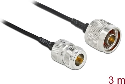 Picture of Delock Antenna Cable N plug to N jack LMR/CFD100 3 m low loss