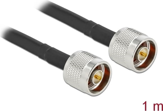Picture of Delock Antenna Cable N plug to N plug LMR/CFD300 1 m low loss