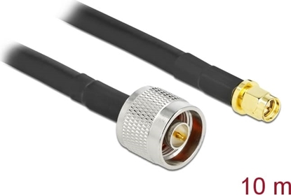 Picture of Delock Antenna Cable N plug to SMA plug LMR/CFD300 10 m low loss