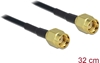 Picture of Delock Antenna Cable RP-SMA Plug > RP-SMA Plug 320 mm