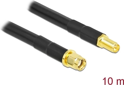 Picture of Delock Antenna Cable RP-SMA plug to RP-SMA jack LMR/CFD300 10 m low loss