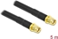 Attēls no Delock Antenna Cable RP-SMA plug to RP-SMA plug LMR/CFD300 5 m low loss