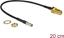 Picture of Delock Antenna Cable SMA jack bulkhead > TS-9 plug RG-174 20 cm black