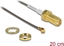 Picture of Delock Antenna Cable SMA jack bulkhead to I-PEX Inc., MHF® I plug 1.37 20 cm thread length 10 mm