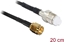 Attēls no Delock Antenna Cable SMA Plug > FME Jack RG-174 200 mm