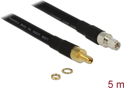 Picture of Delock Antenna Cable SMA plug > SMA jack CFD400 LLC400 5 m low loss