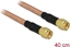 Picture of Delock Antenna Cable SMA Plug > SMA Plug RG-142 400 mm low loss