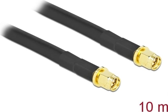 Picture of Delock Antenna Cable SMA plug to SMA plug LMR/CFD300 10 m low loss