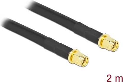 Picture of Delock Antenna Cable SMA plug to SMA plug LMR/CFD300 2 m low loss