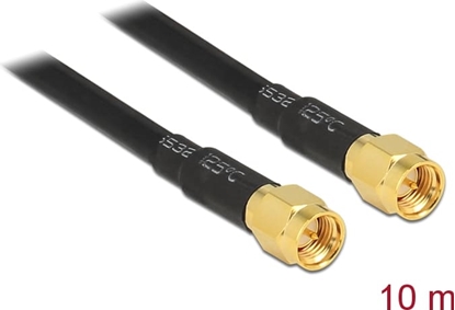 Picture of Delock Antenna Cable SMA plug to SMA plug LMR195 low loss 10 m