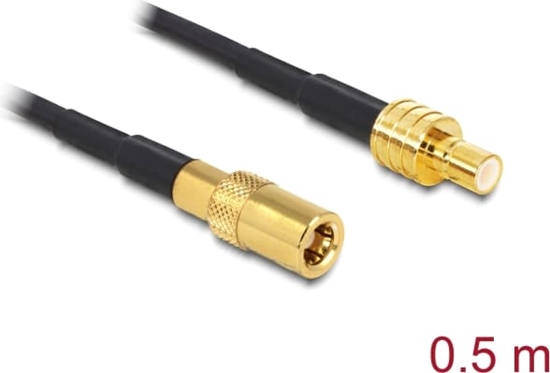 Picture of Delock Antenna Cable SMB Plug > SMB Jack RG-174 0.5 m