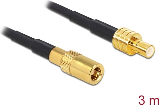 Picture of Delock Antenna Cable SMB Plug > SMB Jack RG-174 3 m