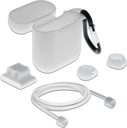 Picture of Delock Apple AirPods Accessory Set white