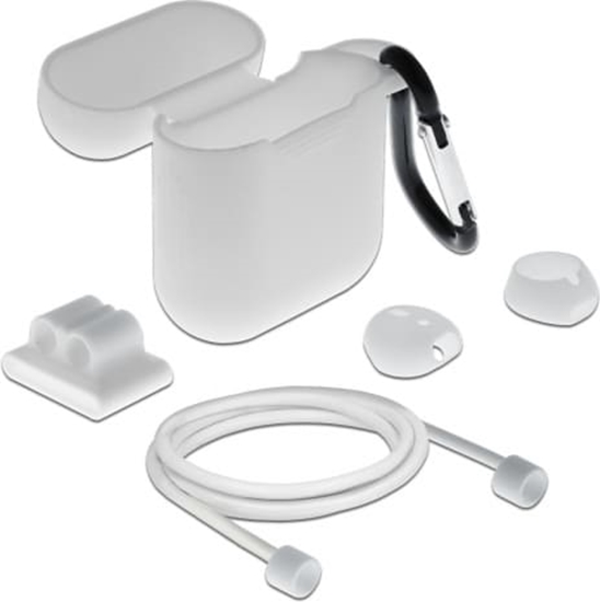 Picture of Delock Apple AirPods Accessory Set white