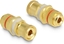 Picture of Delock Audio Adapter binding post to binding post for installation, red ring