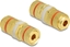 Attēls no Delock Audio Adapter binding post to binding post for installation, red ring