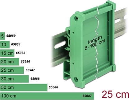 Picture of Delock Board Holder (72 mm) for DIN Rail 25 cm long
