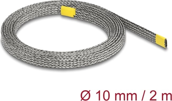 Изображение Delock Braided Sleeve for EMI shielding stretchable 2 m x 10 mm