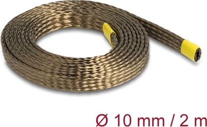 Picture of Delock Braided Sleeve made of basalt fibers 2 m x 10 mm brown