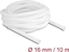 Attēls no Delock Braided Sleeve self-closing 10 m x 16 mm white