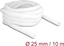Picture of Delock Braided Sleeve self-closing 10 m x 25 mm white