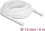 Изображение Delock Braided Sleeve self-closing 5 m x 13 mm white