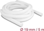Изображение Delock Braided Sleeve self-closing 5 m x 19 mm white