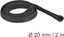 Изображение Delock Braided Sleeve with zip fastener heat-resistant 2 m x 20 mm black