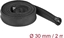 Attēls no Delock Braided Sleeve with zip fastener heat-resistant 2 m x 30 mm black