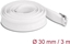 Picture of Delock Braided Sleeve with zip fastener heat-resistant 3 m x 30 mm white