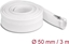 Picture of Delock Braided Sleeve with zip fastener heat-resistant 3 m x 50 mm white