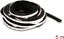 Attēls no Delock Brush Strip self-adhesive 15 mm - length 5 m black