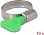 Attēls no Delock Butterfly Hose Clamp 22 - 32 mm 10 pieces green