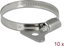 Attēls no Delock Butterfly Hose Clamp 40 - 60 mm 10 pieces metal