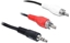 Attēls no Delock Cable Audio 3.5 mm stereo jack male > 2 x RCA male 3 m