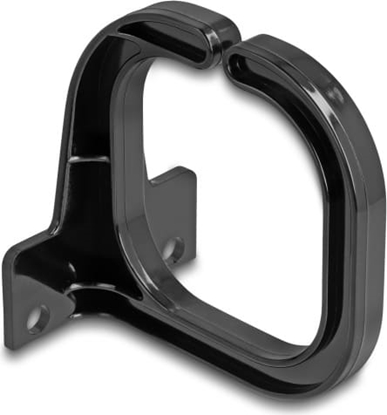 Picture of Delock Cable Bracket 83 x 60 mm with mounting plate black