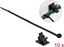 Изображение Delock Cable Clamp 25 x 18 mm with Cable Tie L 200 x W 3.6 mm black