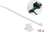 Attēls no Delock Cable Clamp 25 x 18 mm with Cable Tie L 200 x W 3.6 mm white