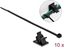 Picture of Delock Cable Clamp 37 x 18 mm with Cable Tie L 300 x W 4.8 mm black