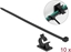 Attēls no Delock Cable Clamp 41 x 25 mm with Cable Tie L 250 x W 7.2 mm black