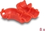 Picture of Delock Cable Clips for Angling 8 pieces red